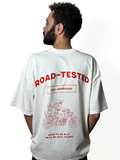 Paws on board - Unisex oversized white tee