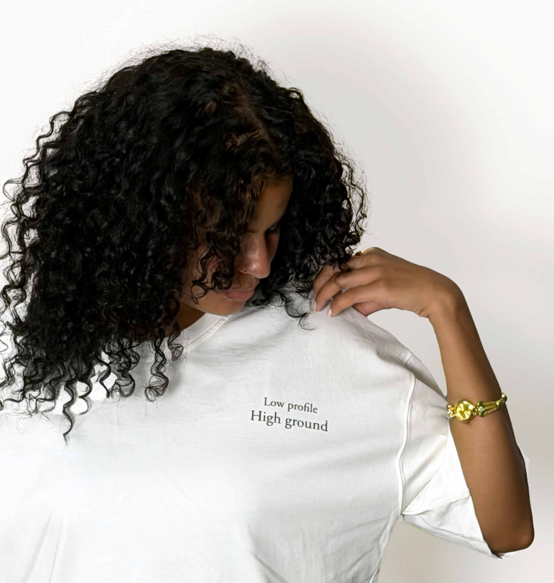 Lost in nature - Unisex oversized white tee