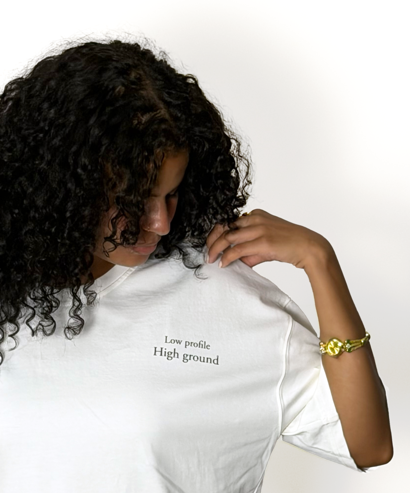 Lost in nature - Unisex oversized white tee