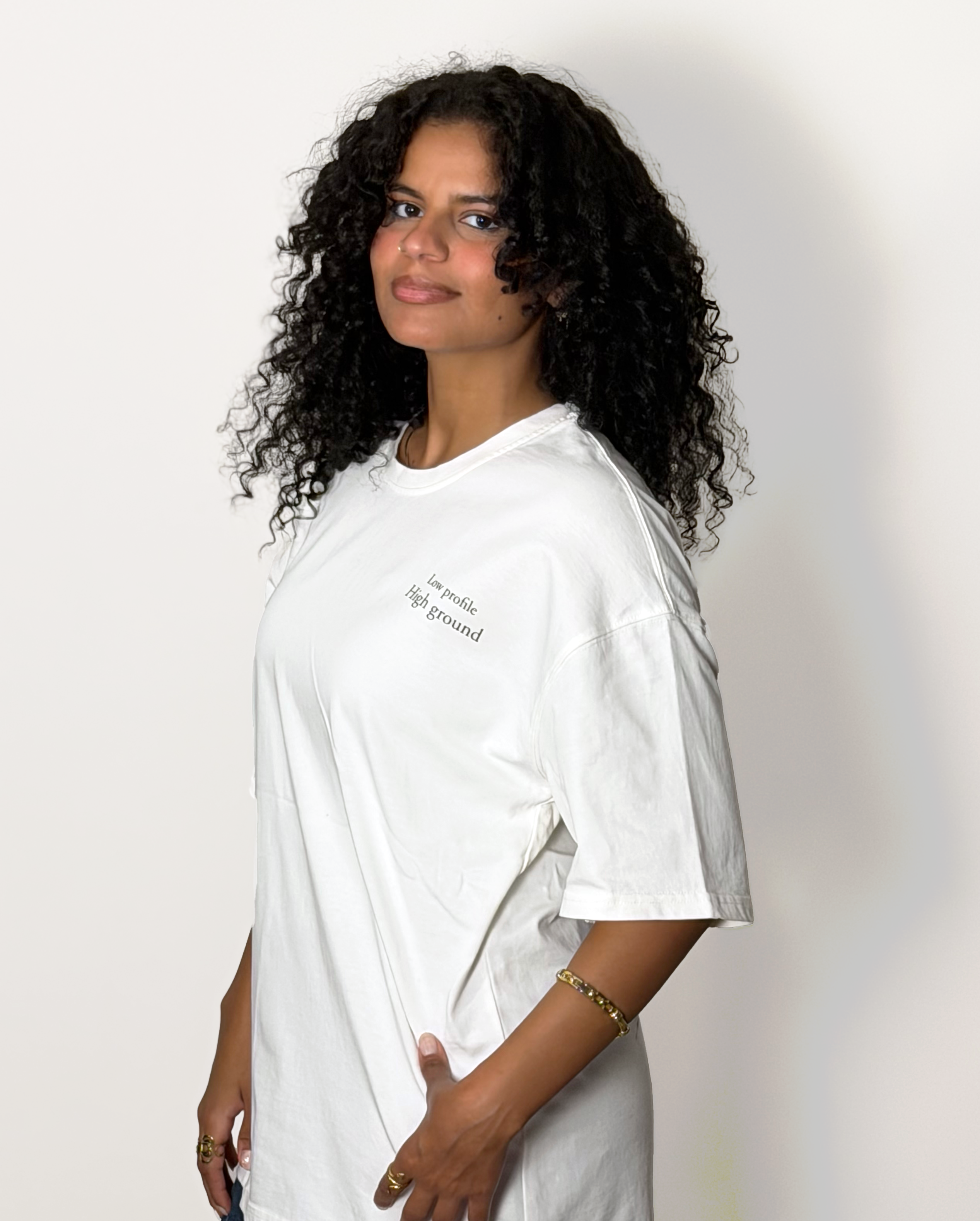 Lost in nature - Unisex oversized white tee