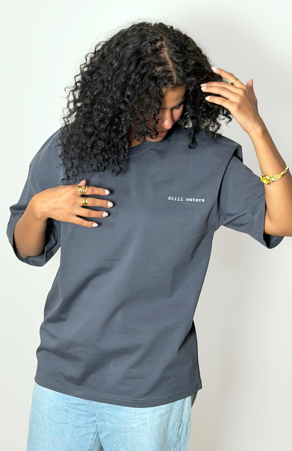 Still waters - Unisex oversized tee