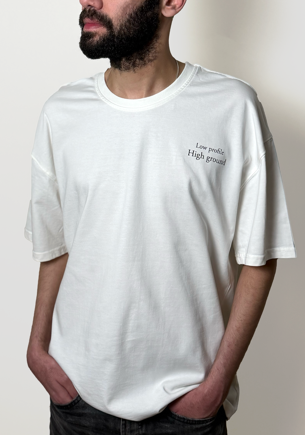 Lost in nature - Unisex oversized white tee